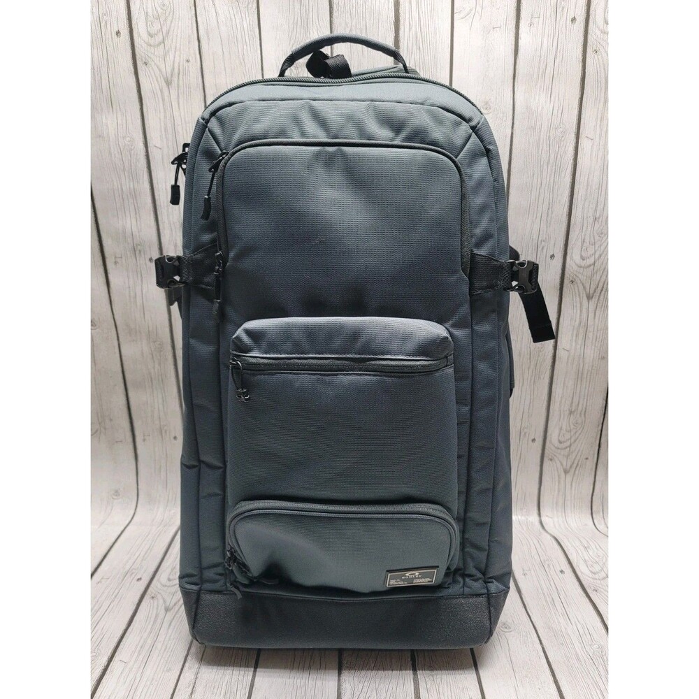 Oakley 1 Icon Black Gray Pack Weekender Carry On Wheeled Suitcase 25" Luggage